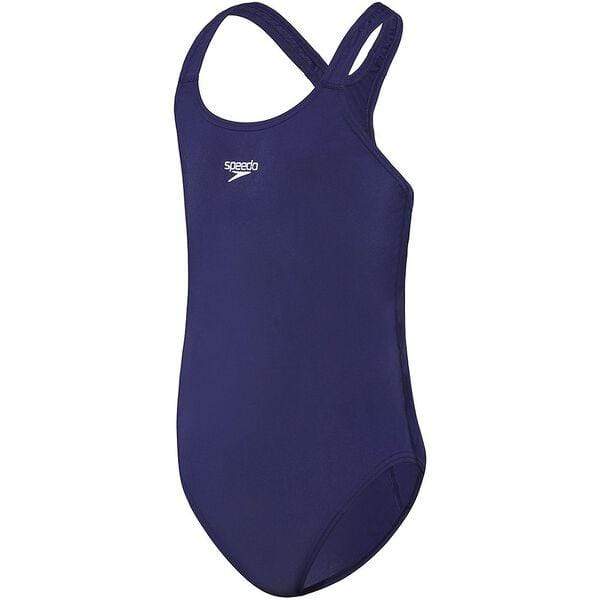 Girls Endurance Medalist One Piece Bathing Suit Navy Speedo